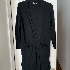 GAP Black Duster Sweater SIZE SMALL